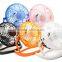 rechargeable fan with LED light/rechargeable lamp with fan/rechargeable emergency fan with light
