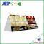 New design On sale costom foldable print triangle desk calendar printing made in factory