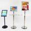 Black Iron Square Base Easel Painting Stand