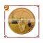 customize gold finish metal coin
