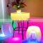 Unique LED colour changing bar stool/Rechargeable Decorative Led Bar Chair Led Bar Furniture