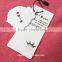 Double Sides Artpaper Printing Hangtag With Safety Pin
