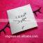 beautiful light gloden thread woven label for garment