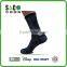 blue and black yarn doubling west wood words pattern cotton sports socks