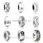 Promotion Bowknot 925 Sterling Silver Bead Wholesale Vintage Solid Tube Bead Fashion Jewelry 2016 Spacer Beads For Woman