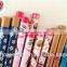 Chinese high quality opp wrapped bamboo wooden tableware chopsticks