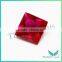 Free Sample wholesale Square Cut Created Synthetic#8 Red Burmese Ruby