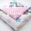 Multicolor skin friendly unisex knitted soft touch toddler quilt