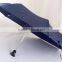 High quality outdoor automatic 3 folding rain umbrella