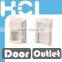 RJ45 Keystone Bezel for Wall Mount Wall Outlet with Door and Label