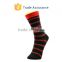 Mens Crew Dress Socks, Color Line Stripe Socks, Wholesale Custom Socks