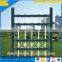 Galvanized wire mesh telescopic sliding gate/steel tubular grill design gate