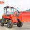 Qingdao Everun 1.2 Ton Small Wheel Loader With High Quality Snow Blower