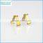 CREDIT OCEAN metal belt end tips silver end clips