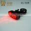 red mini light for bicycle,360 degree view angle,booster circuit