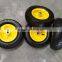 EL-650 300 mm rubber wheels / 13 inch 5.00-6 pneumatic solid turf mower wheel