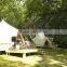 6x4m Waterproof Outdoor Cotton Canvas Luxury Camping Bell Tent