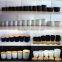 matte frosted black massage glass candle holder/frosted matte black glass candle jar/ wholesale glass candle holder