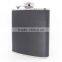 Hip Flask Leather Wrapped Flagon With High Quality Stainless Steel