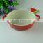 Cheap red oval shape ceramic bakeware bake plate with ears in stocklots