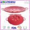 Prevents Mess 10" Silicone Boil Over Spill Guard Pot Pan Lid Cover