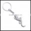Personalized factory price alloy house shape keychains bottle opener factory