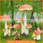 Best Sale Lovely Shape Durable Resin Material Mushroom Decorations