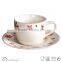 High-volume Christmas Coffee Cup and Saucer