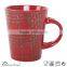 12oz metal glaze ceramic coffee mugs