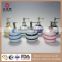 Beatrot Ceramic liquid soap dispenser pump bottle with hand painting