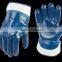 Sunnyhope blue nitrile safety hand polishing gloves