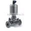 NLD hot sale stainless steel 304/316 sanitary manual pneumatic diaphragm valve