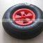 china 10 inch standard manufacture wheelbarrow hand cart steel rim rubber wheel