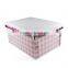 New design K/D fastener button flat plastic storage boxes,storage cubes