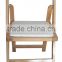 hot sell classic white wedding beech wood folding chair