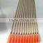 New Bamboo Pattern Pure Carbon Fletched Arrows With Tapered Points