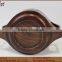 fashion design wood soup bowl with two handles for chirdren