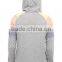 Regular Fit Hoodie Fashionable Blocked Stripes Shoulders Cut&sew Hoodies