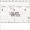 Kearing 9 inch High Quality Royal artillery military half moon protractor #KMP-3