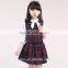 Girls Check Dress School Uniform Manufacturer Guangzhou China