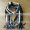 acrylic women's knitted scarf