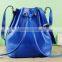 Hot Sell Large Sized Leather Women Drawstring Bags