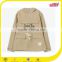 2016 Boys casual wear Men fashion clothes khaki fixed hooded neck overhead windbreaker pullover jacket with printing letters