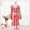 Kids and baby products cotton velour cloth stripe bathrobes wholesale
