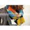 High quality colorful stripe long 180cn wool women autumn and winter wear rainbow knit scarf fashion