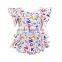 2017 Wholesale Children's Boutique Clothing Number Print Romper Cute Baby Romper Kids Clothing