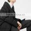 Women's black quilted loose fit down garment/jacket