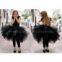Girls Girl Childrens Kids Hot Neon UV Pink Black Dress Up Dance TuTu Mini Skirt