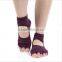 Open Toe Socks Cotton Knitted Yoga Socks