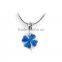 New European Silver Charm Beads Fit Necklace Bracelet Chain Clover Charms